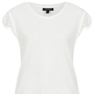 NEVER WORN lace topshop tee